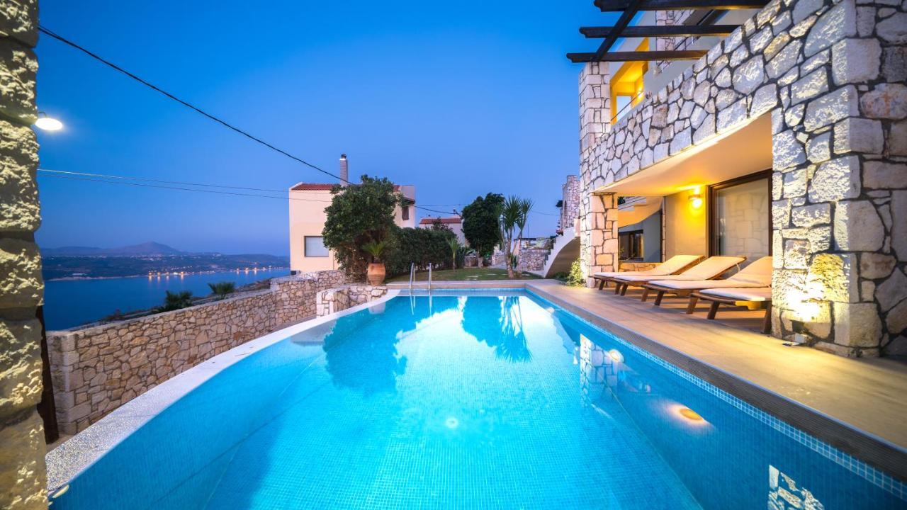 Villa Majestic Crete Heated Pool And Sauna Megala Chorafia Exterior foto