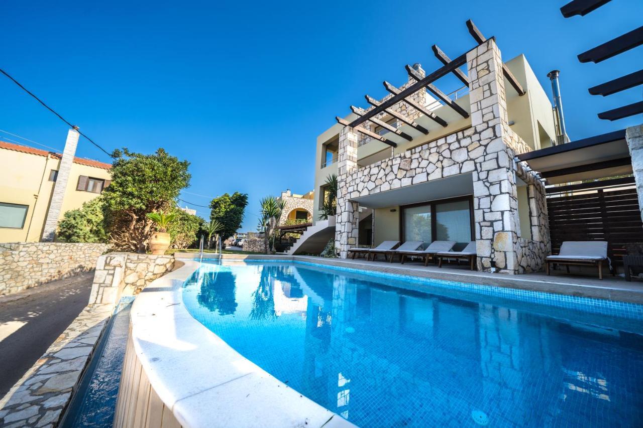 Villa Majestic Crete Heated Pool And Sauna Megala Chorafia Exterior foto