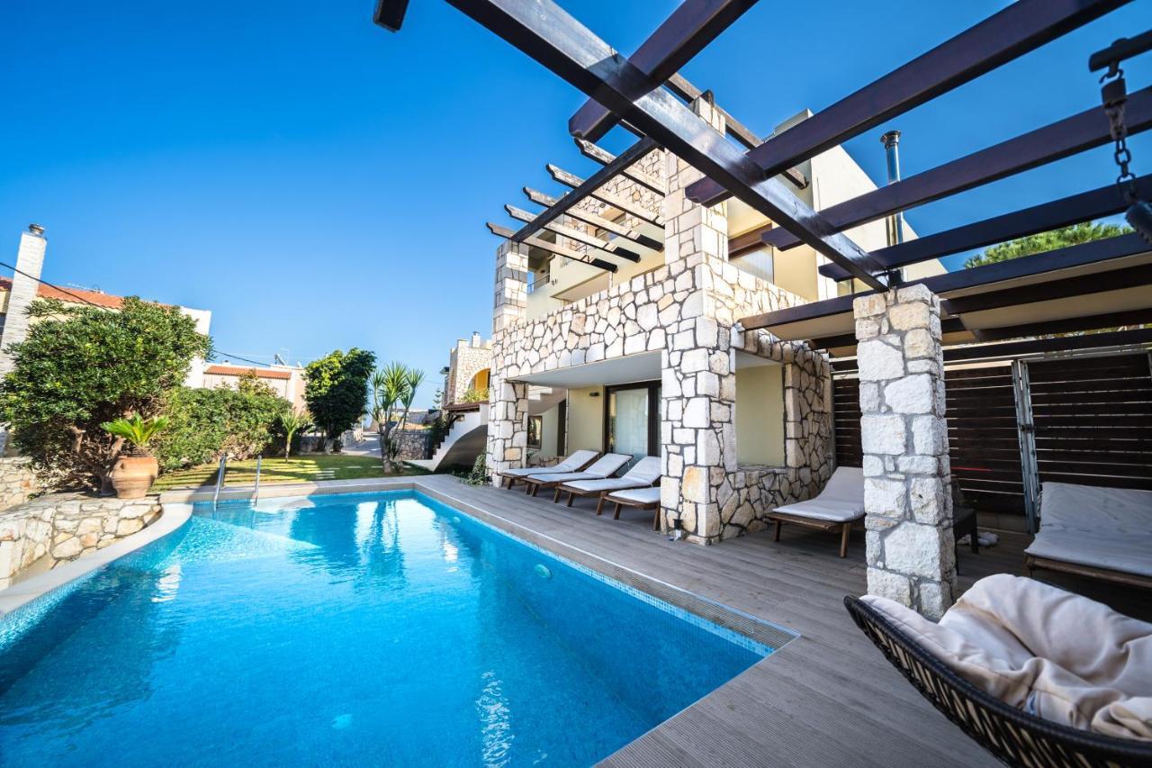 Villa Majestic Crete Heated Pool And Sauna Megala Chorafia Exterior foto